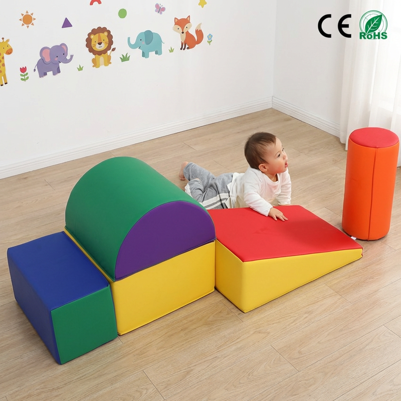 Multicolor Rainbow Soft Foam Play Set
