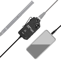 Adaptateur audio préamplificateur de microphone CoMica LinkFlex AD2 XLR /6.35mm-3.5mm pour appareil photo, smartphone, interface de guitare, universel
