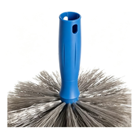 Brosse dépoussiérante en polyfibre douce pour ventilateur de plafond, nettoyage des toiles d'araignée dans les coins et les murs, à fixer sur un manche portable ou télescopique
