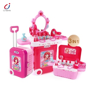 Gương Mẫu Giáo Vali Xách Tay Bàn Trang Điểm Trẻ Em, Cô Gái Xinh Đẹp Giả Vờ Chơi Trò Chơi Tủ Quần Áo Nhựa Đồ Chơi - Product Image 5