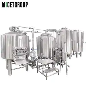 400L brewpub/restaurant used brewery combined 2 vessel brewhouse brew kettle craft brewery beer brewing system