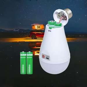 Lampadina di Emergenza LED Ricaricabile di Alta Qualità con Doppia <span class=keywords><strong>Batteria</strong></span> Rimovibile E27 B22 20W per Interruzioni di Corrente - Product Image 3