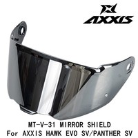 AXXIS HAWK EVO SV/PANTHER SV Kaskları MT-V-31 ile Uyumlu Motosiklet Yüksek Kaliteli Lens