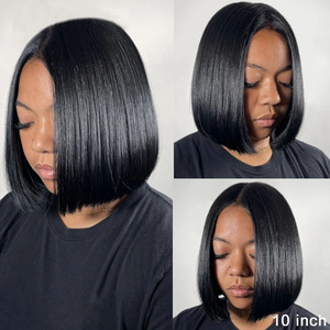 Trung Quốc Nhà Máy Gốc Việt Tóc Giả <span class=keywords><strong>Bob</strong></span> Tóc Giả Ren Phía Trước Tóc Giả Cơ Thể Sóng Giá Rẻ 5X5 Trong Suốt Ren Phía Trước Thẳng <span class=keywords><strong>Bob</strong></span> - Product Image 4