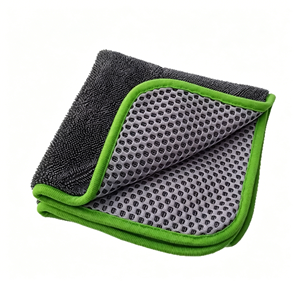 Custom <b>Quick</b>-Dry 400gsm/800gsm Cotton Automotive Car <b>Drying</b> <b>Towel</b> Dobby Bordered Square Solid Color Travel Use - Product Image 1