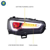 YU GUANG pour Mitsubishi Lancer 2009-2016 accessoires d'éclairage de voiture phare EVO mise à niveau phare LED phare DRL lampe frontale