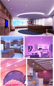 Graffiti wifi nhà thông minh Ống ánh sáng <span class=keywords><strong>Alexa</strong></span> điều khiển bằng giọng nói đầy đủ màu sắc mờ rgbcw năm kênh ziebee thiết bị thông minh - Product Image 4