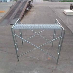 นั่งร้านแบบเคลื่อนที่ได้โครงสร้างเป็นเหล็ก Q235ชุบสังกะสีทนทานต่อการก่อสร้างโรงแรมมีความปลอดภัยและง่าย - Product Image 6