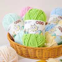 Fil chenille épais pour travaux manuels DIY, idéal pour le crochet de couvertures, écharpes, poupées, sacs et projets de tricot