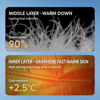 Maßgefertigte Damen Lange Kapuzen-Daunenjacke Abnehmbare Kapuze 3D-Shell Pufferjacke für Winter Reisen Outdoor Tägliches Tragen