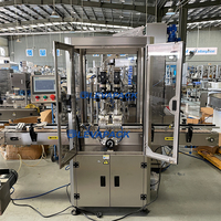 Vente chaude Machine de capsulage automatique pneumatique en acier inoxydable 304 pour les boîtes en plastique et les bouteilles en verre Haute efficacité Utilisation alimentaire et de boissons