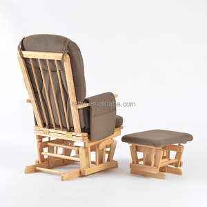 Fauteuil à bascule rembourré pour allaitement, idéal pour la chambre de bébé ou le salon - Product Image 5