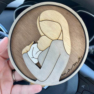 Personalizado Baby Shower <span class=keywords><strong>Día</strong></span> <span class=keywords><strong>DE</strong></span> <span class=keywords><strong>LA</strong></span> <span class=keywords><strong>MADRE</strong></span> Regalo Mamá sosteniendo bebé Letrero <span class=keywords><strong>de</strong></span> madera Corte láser Decoración <span class=keywords><strong>de</strong></span> madera para <span class=keywords><strong>madre</strong></span> y bebé - Product Image 2