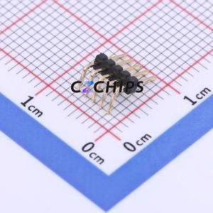 X1311WR-05J-C26D40 Pin Header Bent Lead Through Hole,P=1.27mm Connector 1x5P 1.27mm 1.27mm Pin Header - Product Image 2