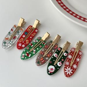 Venta caliente Navidad Elk copo de nieve horquilla brillo dulce estilo decoración del cabello <span class=keywords><strong>para</strong></span> niños fábrica al por mayor a bajo precio - Product Image 5