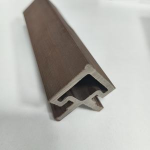 WPC Revêtement mural extérieur d'angle à angle droit Profil d'angle externe Bande de bord Couverture d'angle en <span class=keywords><strong>bois</strong></span> PVC et panneaux de connexion - Product Image 5