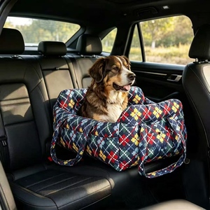 Cage de transport pour animaux de compagnie, pour petits <span class=keywords><strong>chiens</strong></span> uniquement, siège auto pour petits <span class=keywords><strong>chiens</strong></span>, sécurisé pour les sorties, comparable à Bear, cage anti-salissure pour chien - Product Image 1
