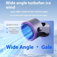 Ventilateur de bureau mural silencieux avec affichage numérique, rechargeable par USB, haute vitesse, portable, mini ventilateur de table pour voyage, camping, voiture