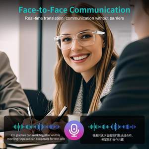 Gafas Inteligentes Tulbeys GS07 Transparentes con IA, Bluetooth, Lentes Rectangulares que Cambian de Color, con Micrófono y Altavoces para Mujer - Product Image 5