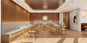Diseño Interior de Alta Gama Personalizado para Pastelería, Heladería, Cafetería Moderna, Muebles de Cafetería Modernos - Product Image 6