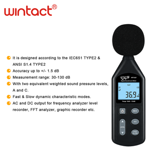 <span class=keywords><strong>WT1357</strong></span> качества продукта цифровой измеритель уровня звука цена - Product Image 3