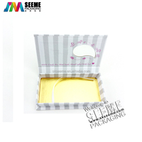 Boîte d'emballage de faux cils, marque privée, personnalisée, boîte, 10 pièces