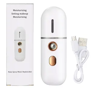 Prix usine pulvérisateur de brouillard pour le visage Mini poche Portable Nano vaporisateur de brouillard pour le visage humidificateur pour le visage ionique USB Rechargeable 20ml