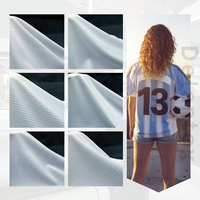 Tissu jersey interlock vierge pour sublimation Delantex - 100% polyester, couleur blanche, échantillon gratuit