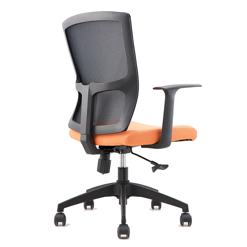 Sedie da ufficio regolabili in altezza con schienale medio sedie girevoli per mobili da ufficio moderni in rete nera