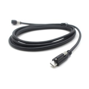 Tipo <span class=keywords><strong>C</strong></span> macho con tornillos a codo en forma de <span class=keywords><strong>U</strong></span> de 180 grados TIPO <span class=keywords><strong>C</strong></span> a USB 2,0 Transferencia de datos y cable de carga PD - Product Image 3