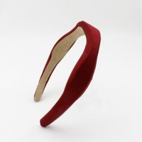 Accessoires pour cheveux coréens pour femmes, faits main, en daim rouge bordeaux, rembourrés, durables, légers, de créateur, personnalisés, pour la Fête des Mères, Dream Fashion