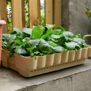 Chất lượng tuyệt vời tùy chỉnh nhựa hình chữ nhật trồng nồi lớn chậu rau - Product Image 4