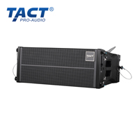 Enceinte professionnelle active double 6,5 pouces, enceinte de ligne, enceinte de fête DJ