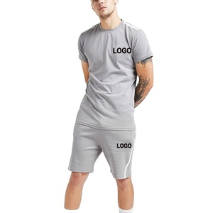 เสื้อยืดแขนสั้นและกางเกงขาสั้นชุดลำลองสำหรับผู้ชายแบบรักษ์โลก ราคาพิเศษ - Product Image 1