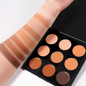 Paleta <span class=keywords><strong>de</strong></span> Maquillaje Vegana al por Mayor <span class=keywords><strong>de</strong></span> 9 Colores con Etiqueta Privada, <span class=keywords><strong>Corrector</strong></span> Facial Mate Marrón, Polvo Compacto, Paleta <span class=keywords><strong>de</strong></span> Contorno - Product Image 2