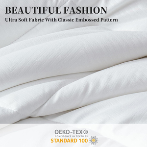 <span class=keywords><strong>Couette</strong></span> matelassée toutes saisons en alternative au duvet, imprimée, respirante, lavable, réversible, douce, pour hôtel et usage domestique - Product Image 2