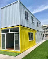 Petite Maison moderne personnalisée de 2 étages Chambre Casa mobile Maison préfabriquée 20 pieds 40 pieds Moule Flatpack Maison modulaire en conteneur assemblé