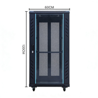 Armoire serveur sur pied de 19 pouces, 1200*600*600 mm, 1,2 mètre, en matériau SPCC, pour centre de données, expédition de pièces détachées.