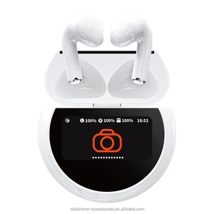 หูฟังไร้สาย <span class=keywords><strong>A15</strong></span> Pro หน้าจอสัมผัสความละเอียดสูง ฟังก์ชั่นหลากหลาย เสียงเบสแท้ จอ LED ดีไซน์แบบใส่ในหู แบตเตอรี่ดิจิตอล - Product Image 1