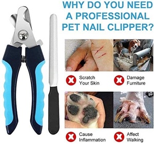Professional Pet Cat <b>Dog</b> Nail Clipper Cutter With Sickle Stainless Steel Grooming <b>Scissors</b> Clippers for Pet Claws <b>Dog</b> Supplies - Product Image 2