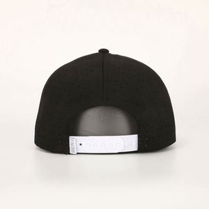 Gorra Deportiva OEM de 6 Paneles Unisex 100% Poliéster con Cierre a Presión, Impermeable, con Orificios Perforados con Láser y Bordado 3D para Uso en Exteriores - Product Image 5