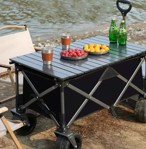 Chariot à main multifonctionnel avec plateau amovible. Idéal pour le camping, les courses, les sorties avec les enfants et la pêche. - Product Image 3