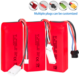 공장 2800mAh 리튬 7.4v 25c 리포 903480 배터리 장난감 스피드보트 RC 보트 고급 배터리 요트용 - Product Image 3