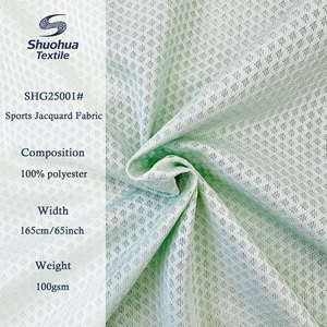 Tela de Punto Jacquard de Poliéster de 100 g/m², Secado Rápido, Sublimable, Textil <span class=keywords><strong>por</strong></span> Metros para la Fabricación de Ropa Deportiva - Product Image 3