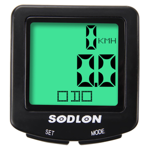 Có dây xe đạp máy tính không thấm nước xe đạp màn hình đồng hồ tốc độ - Product Image 1