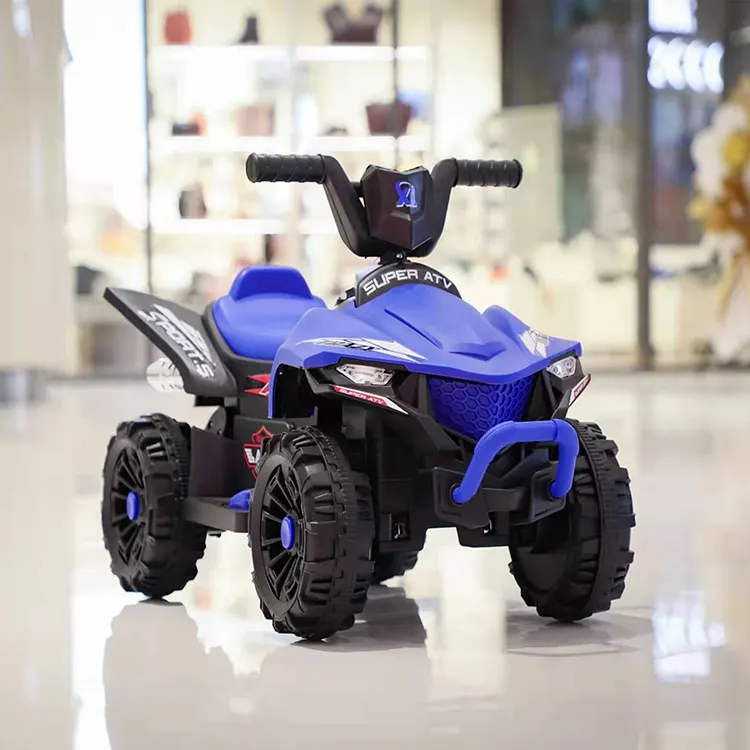 2023 kids ride on car prezzo all'ingrosso di fabbrica 6v batteria a quattro ruote doppio motore con telecomando per bambini atv electric car