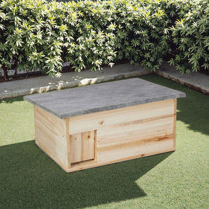 Cage moderne de luxe pour animaux de compagnie, motif animal solide d'entrée de maison de hérisson en bois de sapin pour chats pour le salon - Product Image 3