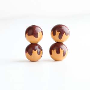 Custom 16MM Pattern Macaron Color Printing <b>Wooden</b> <b>Beads</b> for DIY Crafts Jewelry Making - Product Image 4