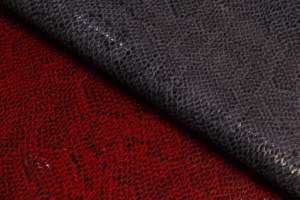 قماش سويدي لامع بنمط قشور التنين معاد تدويره للملابس - Product Image 5