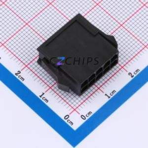 43020-10R Housing (Wire-to-Board / Wire-to-Wire) P=3mm Connector ( Jack Structure: 2x5P )( Pitch: 3mm )( Row Spacing: 3mm ) - Product Image 2